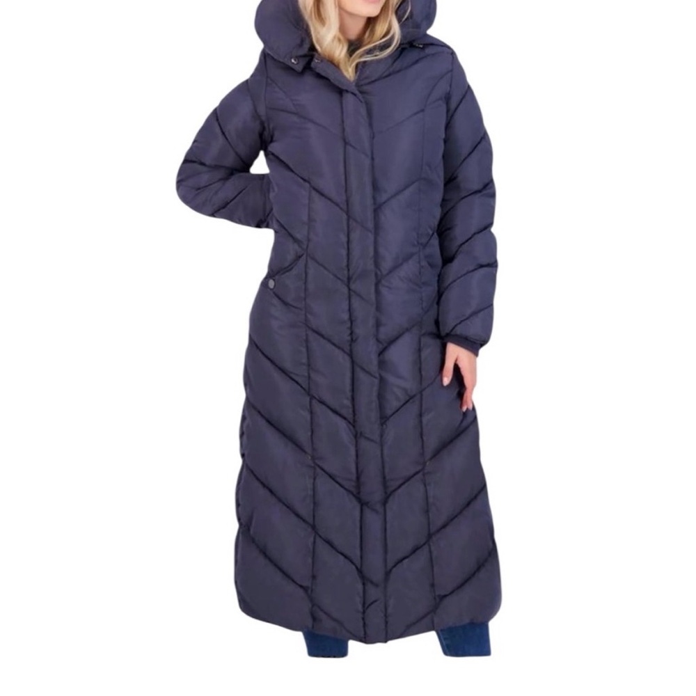 Steve Madden Women's Puffer Coat - Dark Blue